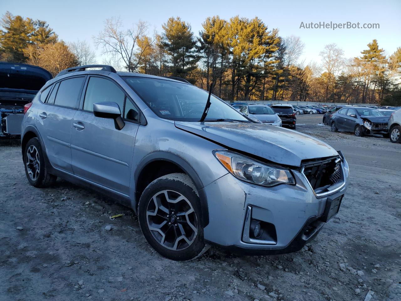 2016 Subaru Crosstrek Premium Серебряный vin: JF2GPADC0G8316919