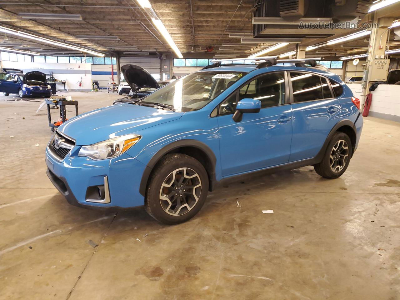 2016 Subaru Crosstrek Premium Blue vin: JF2GPADC4G8309679