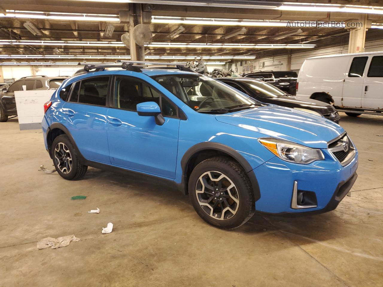 2016 Subaru Crosstrek Premium Blue vin: JF2GPADC4G8309679