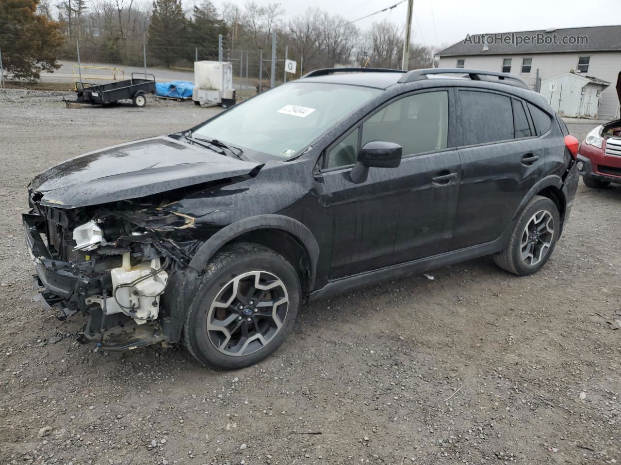 2016 Subaru Crosstrek Premium Black vin: JF2GPADC7G8210046