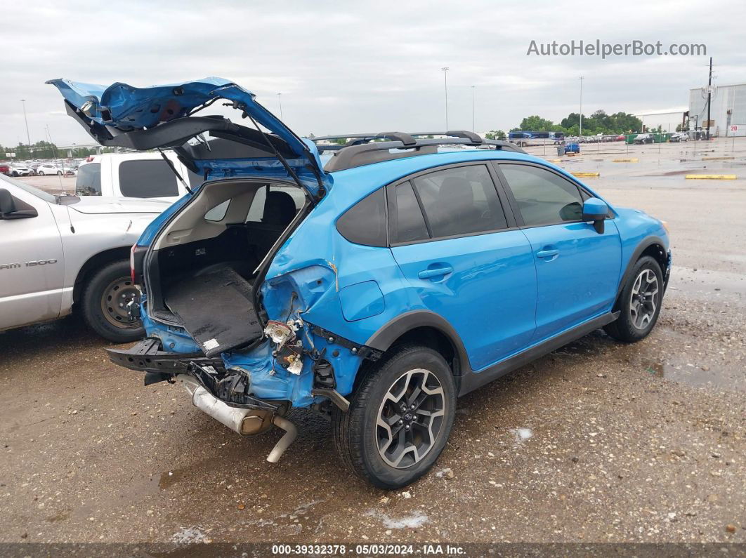 2016 Subaru Crosstrek 2.0i Premium Blue vin: JF2GPADC7G8256444