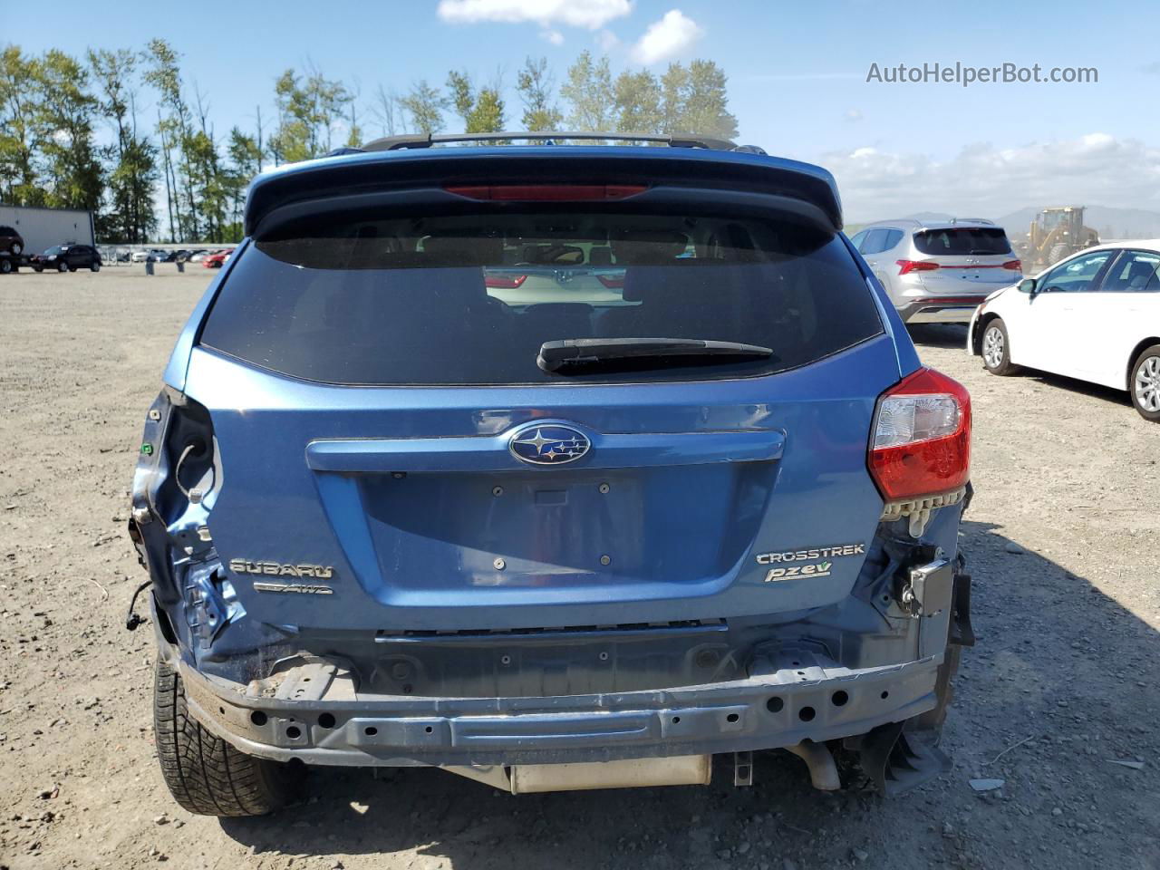 2016 Subaru Crosstrek Premium Blue vin: JF2GPADC8G8298914