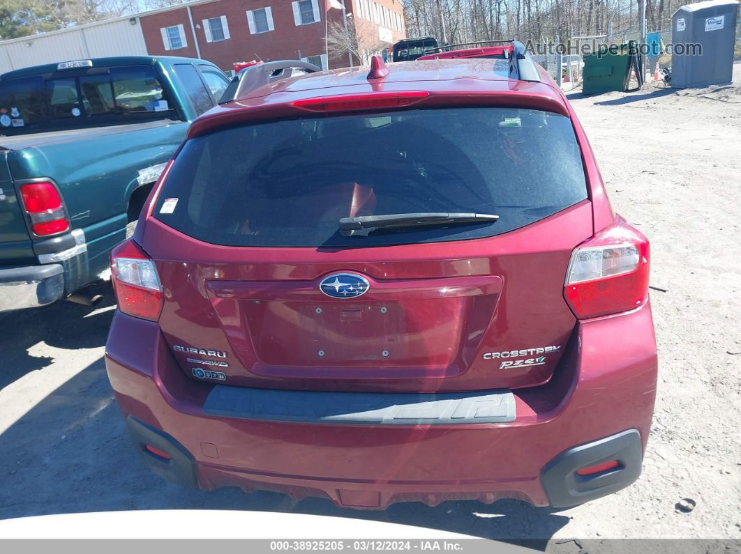 2016 Subaru Crosstrek 2.0i Premium Red vin: JF2GPADC9G8269504