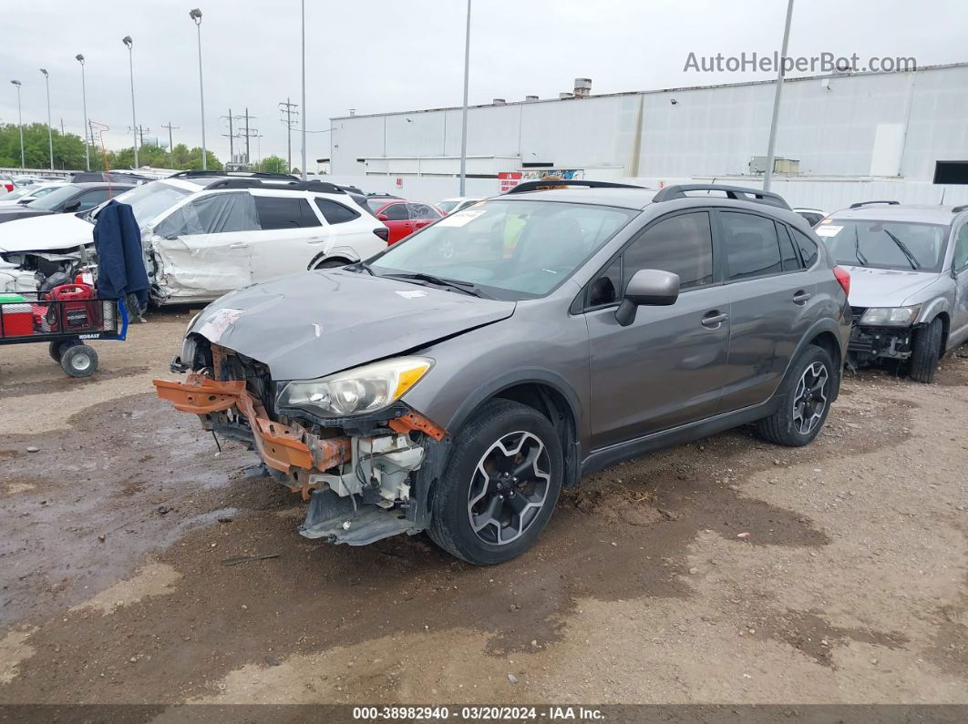 2014 Subaru Xv Crosstrek 2.0i Limited Gray vin: JF2GPAGC0EH342543