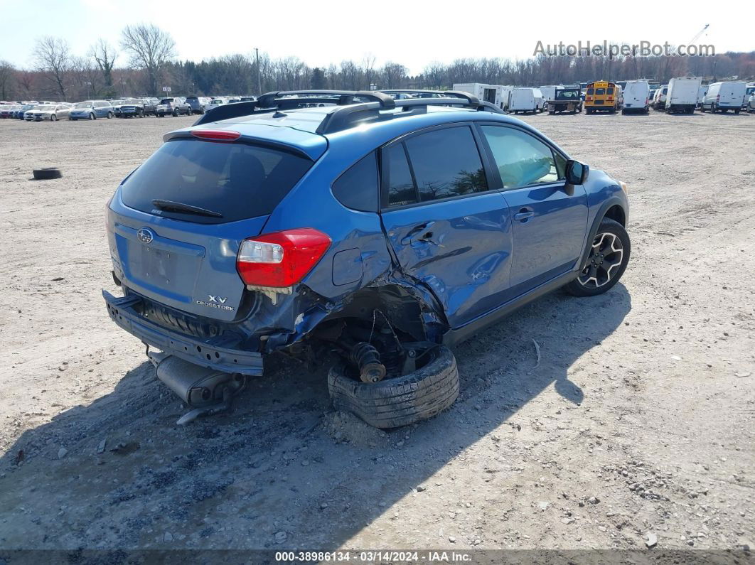 2014 Subaru Xv Crosstrek 2.0i Limited Light Blue vin: JF2GPAGC1E8236389