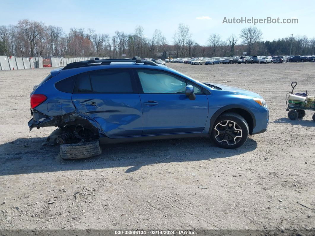 2014 Subaru Xv Crosstrek 2.0i Limited Light Blue vin: JF2GPAGC1E8236389