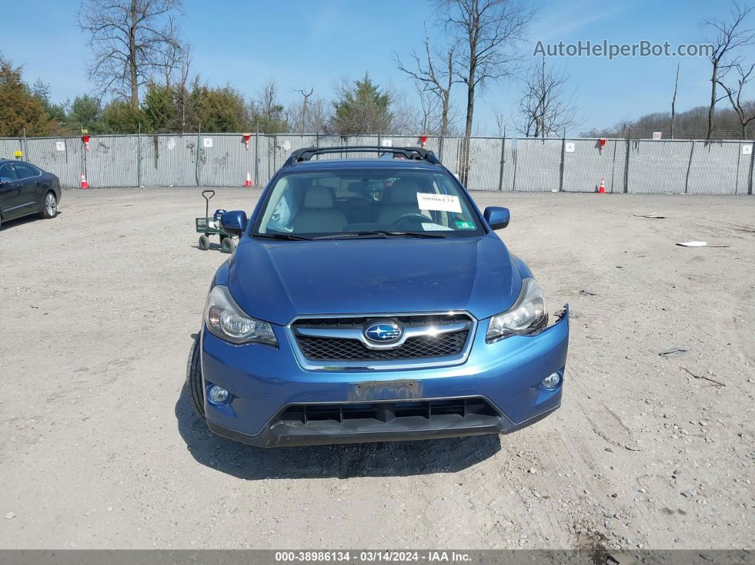 2014 Subaru Xv Crosstrek 2.0i Limited Light Blue vin: JF2GPAGC1E8236389