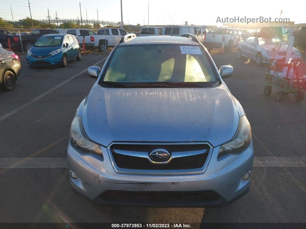 2014 Subaru Xv Crosstrek Limited Silver vin: JF2GPAGC5E8281920