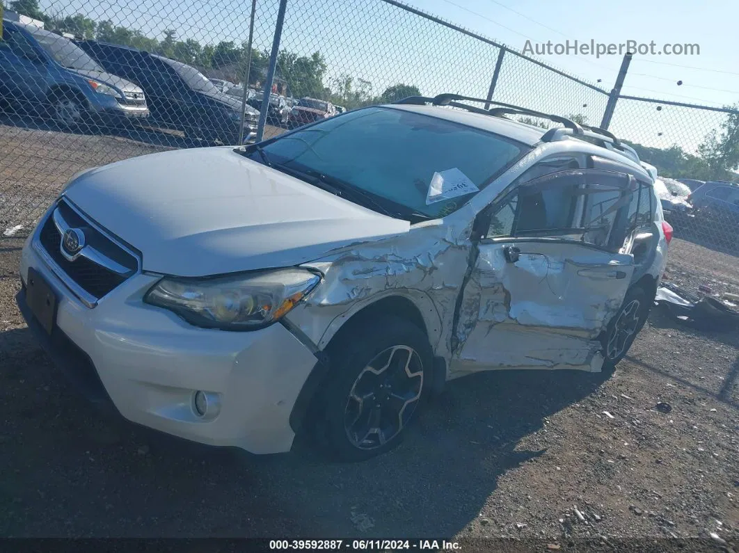 2014 Subaru Xv Crosstrek 2.0i Limited White vin: JF2GPAGC5E8317007