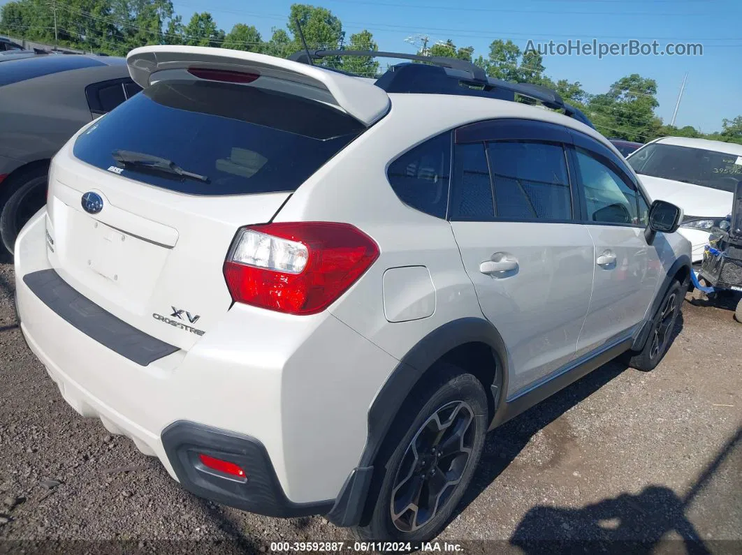 2014 Subaru Xv Crosstrek 2.0i Limited White vin: JF2GPAGC5E8317007