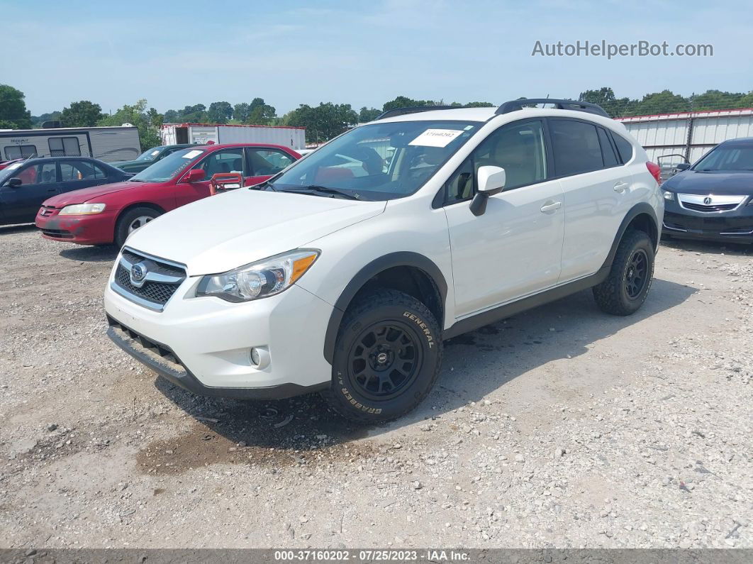 2014 Subaru Xv Crosstrek Limited White vin: JF2GPAGC6EH342675