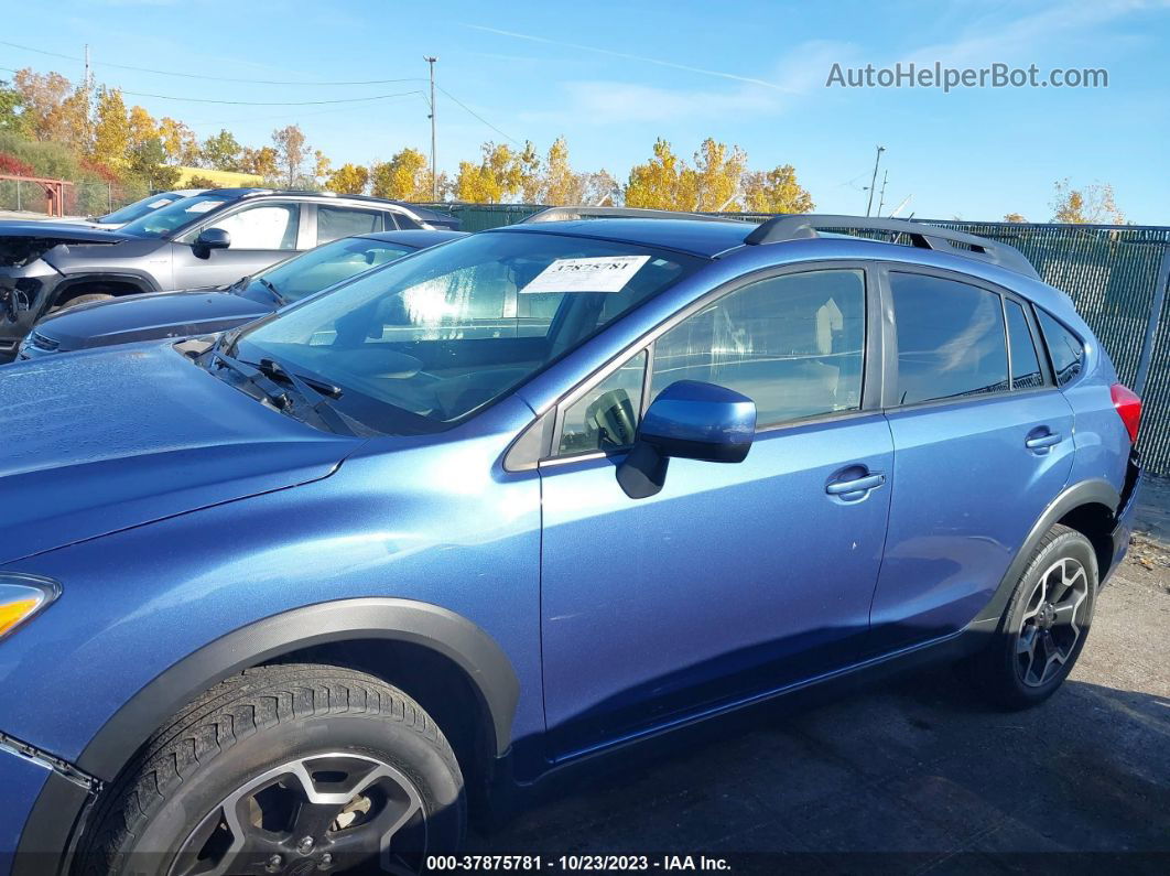 2014 Subaru Xv Crosstrek Limited Blue vin: JF2GPAGC9E8215421