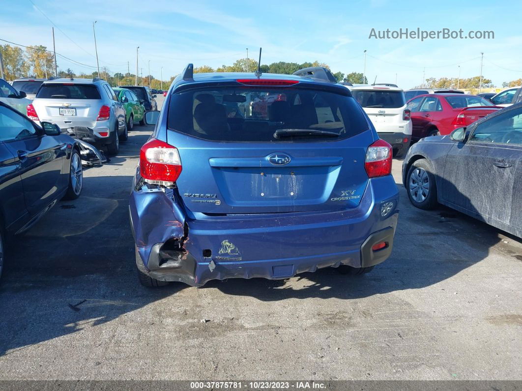 2014 Subaru Xv Crosstrek Limited Blue vin: JF2GPAGC9E8215421