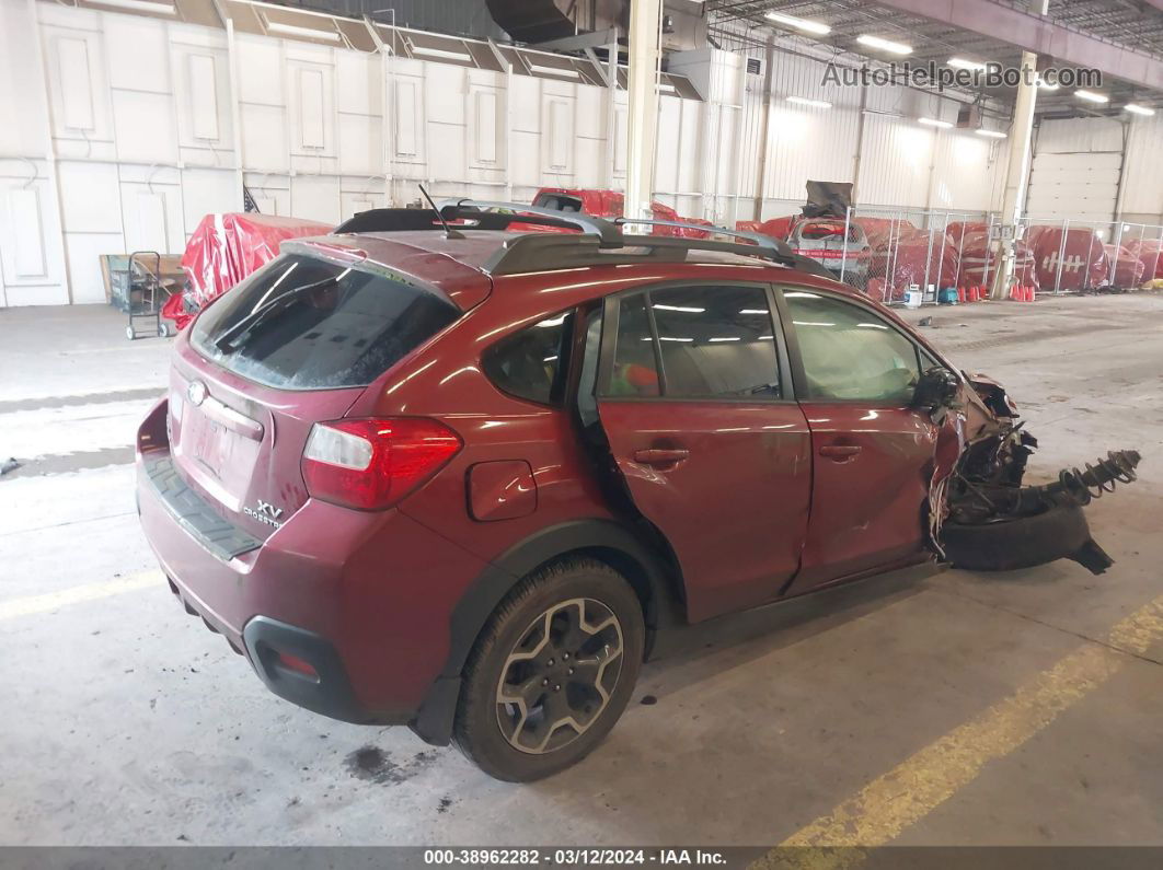 2014 Subaru Xv Crosstrek 2.0i Limited Red vin: JF2GPAGC9E8314000