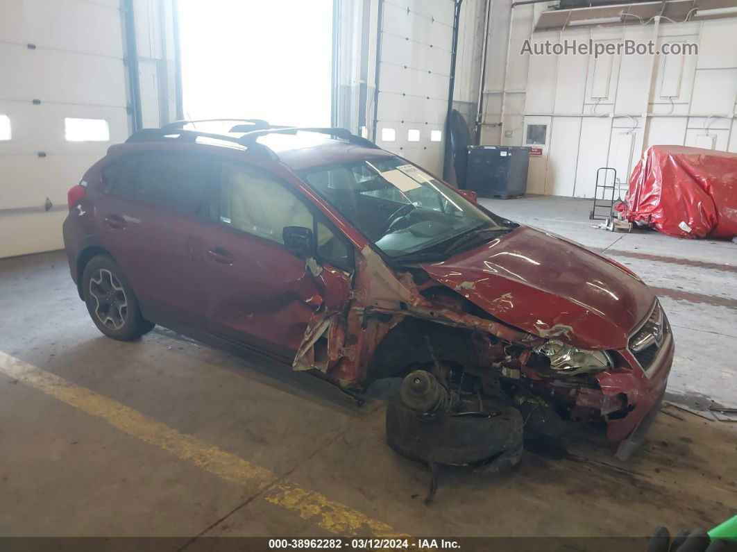 2014 Subaru Xv Crosstrek 2.0i Limited Red vin: JF2GPAGC9E8314000