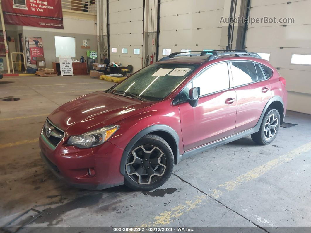 2014 Subaru Xv Crosstrek 2.0i Limited Red vin: JF2GPAGC9E8314000