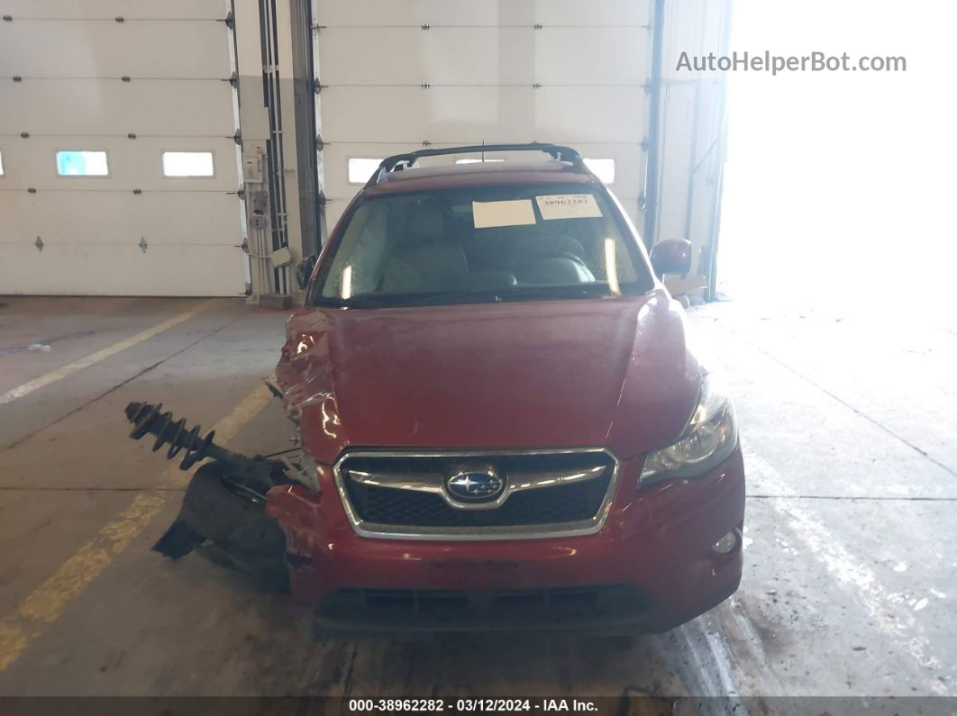 2014 Subaru Xv Crosstrek 2.0i Limited Red vin: JF2GPAGC9E8314000