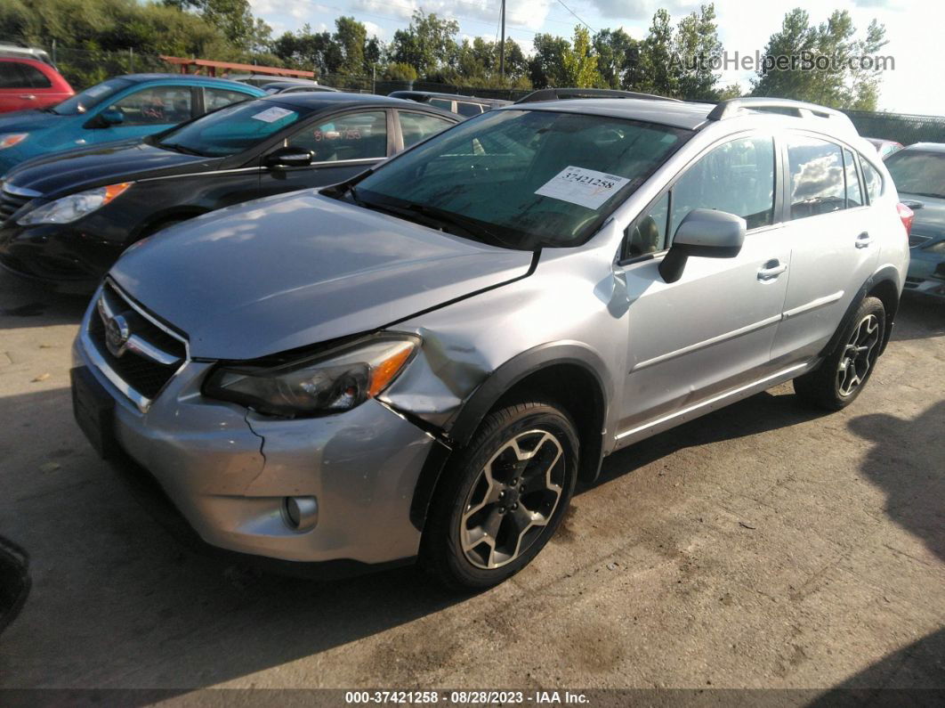 2014 Subaru Xv Crosstrek Limited Silver vin: JF2GPAGCXE8262196