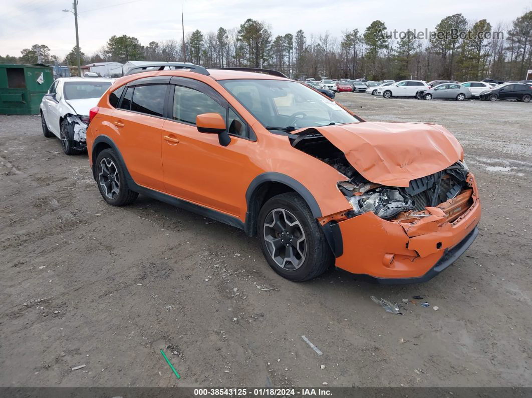 2014 Subaru Xv Crosstrek 2.0i Limited Orange vin: JF2GPAGCXE8339259