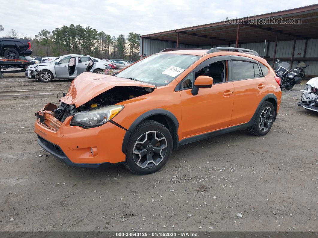 2014 Subaru Xv Crosstrek 2.0i Limited Orange vin: JF2GPAGCXE8339259