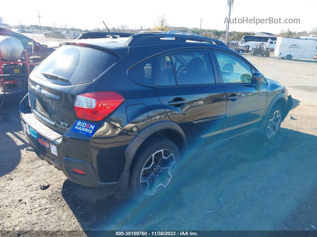 2014 Subaru Xv Crosstrek 2.0i Limited Black vin: JF2GPAGCXEH344655