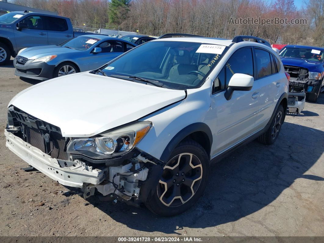 2014 Subaru Xv Crosstrek 2.0i Limited White vin: JF2GPAKC1E8202332