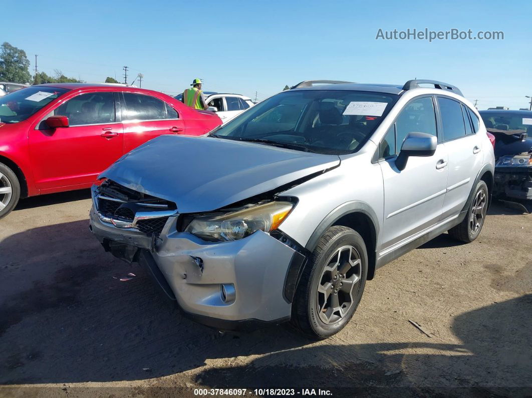 2014 Subaru Xv Crosstrek Limited Silver vin: JF2GPAKC1E8213363