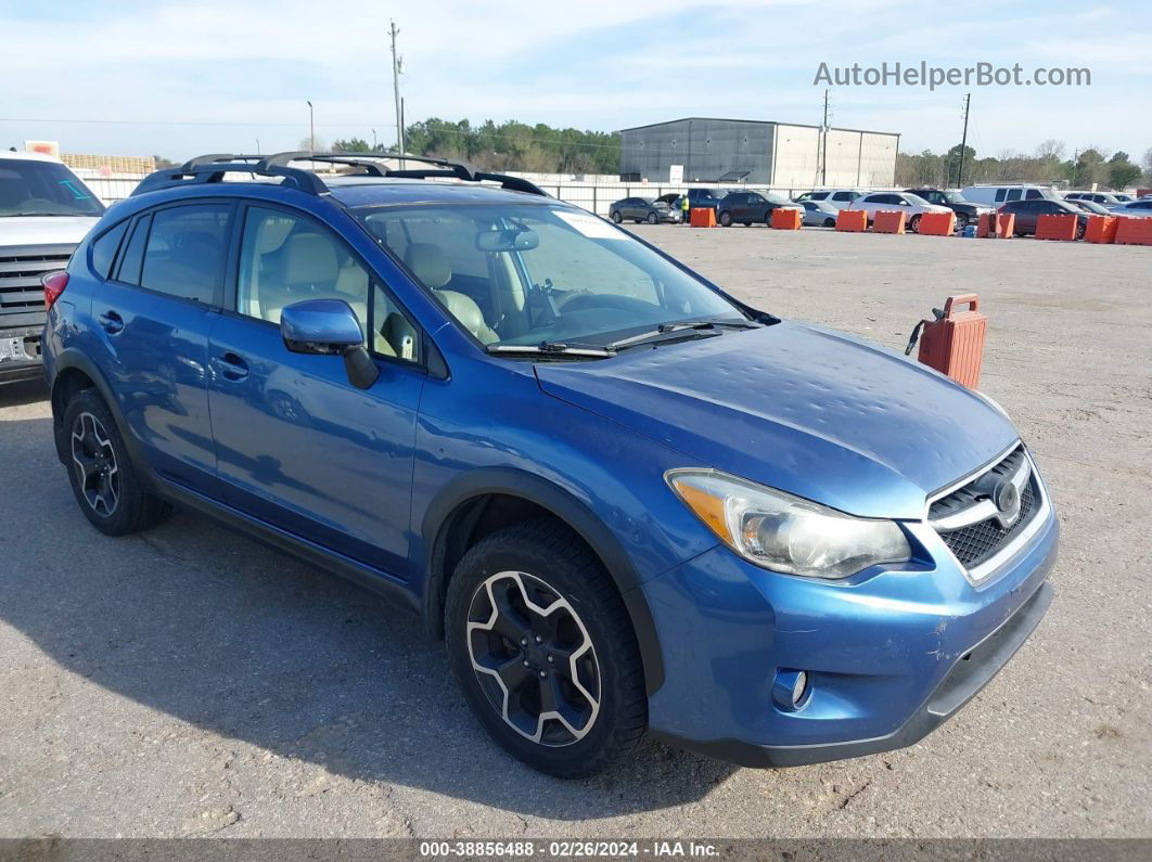 2014 Subaru Xv Crosstrek 2.0i Limited Blue vin: JF2GPAKC2E8280781