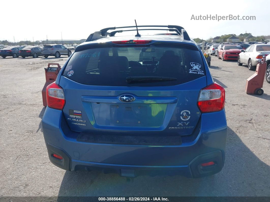 2014 Subaru Xv Crosstrek 2.0i Limited Blue vin: JF2GPAKC2E8280781