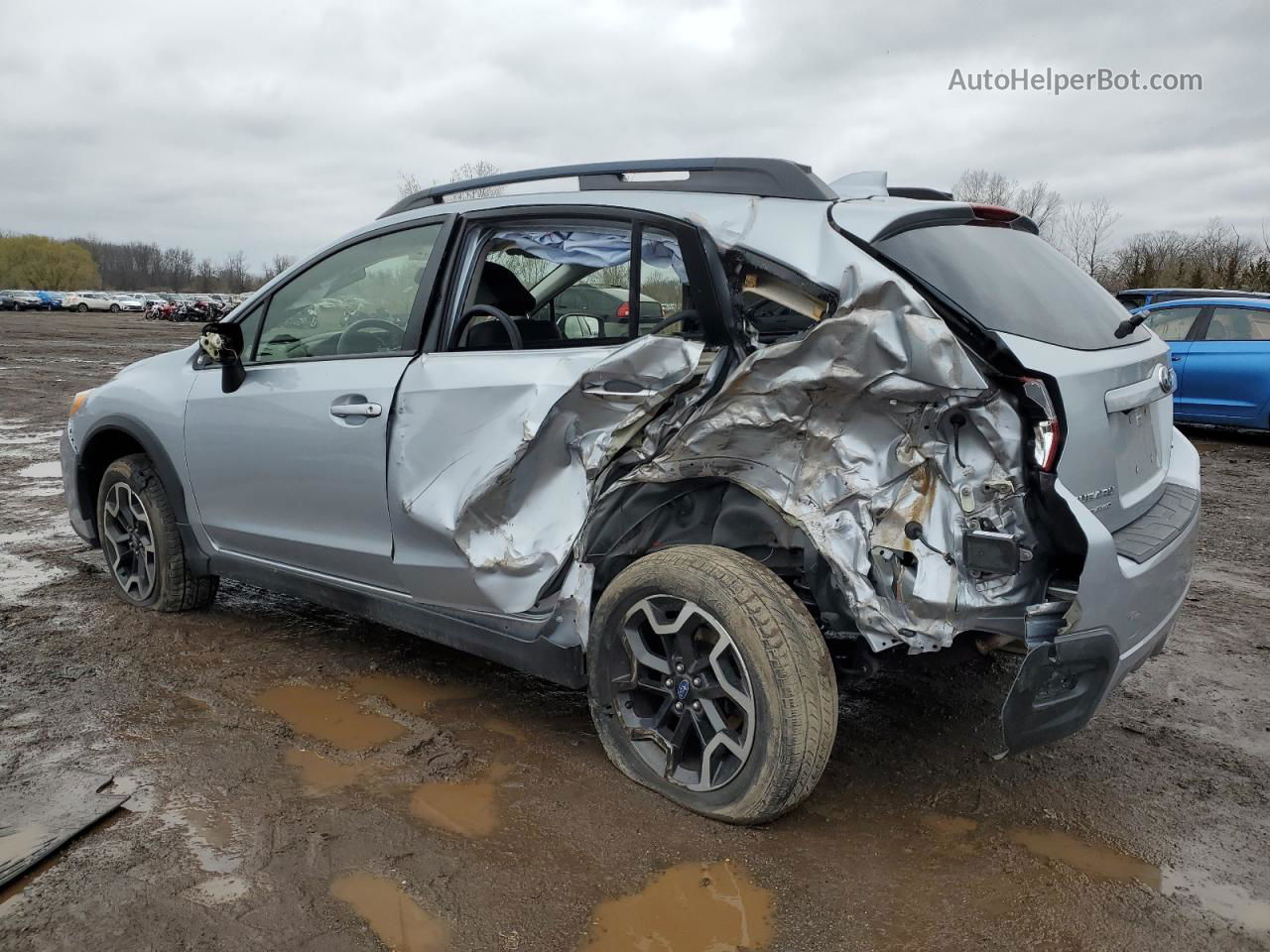 2016 Subaru Crosstrek Limited Silver vin: JF2GPAKC2GH339900