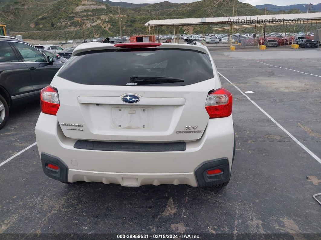 2014 Subaru Xv Crosstrek 2.0i Limited White vin: JF2GPAKC3E8329955