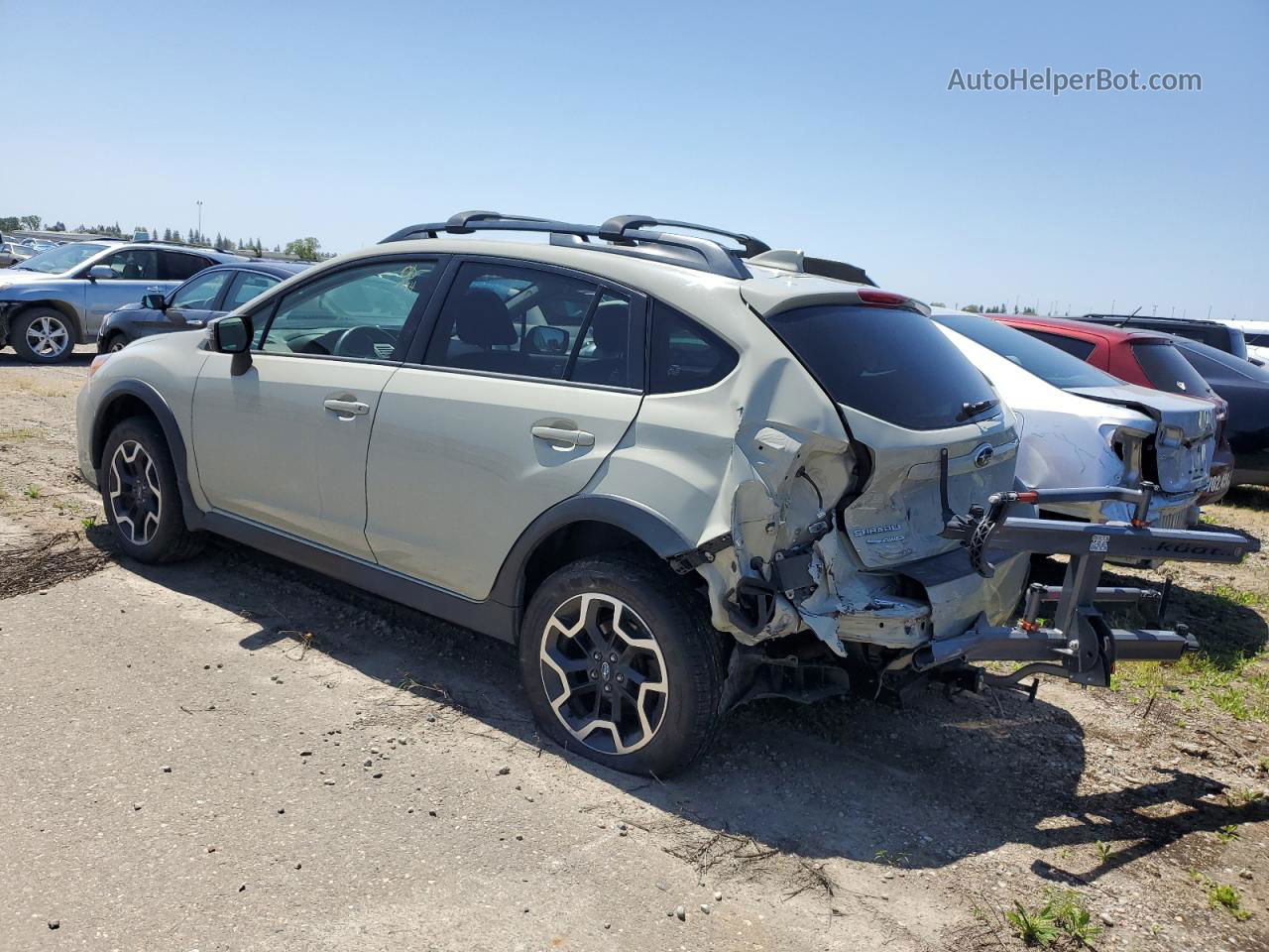 2016 Subaru Crosstrek Limited Green vin: JF2GPAKC4GH341308