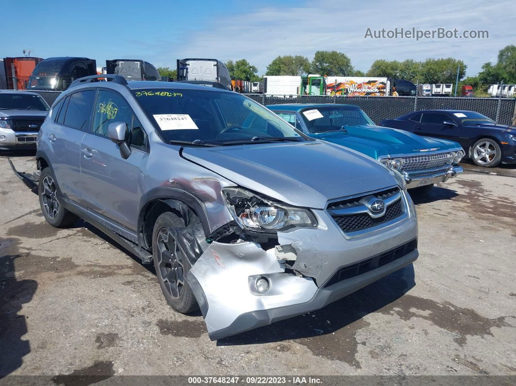 2014 Subaru Xv Crosstrek Limited Silver vin: JF2GPAKC5E8347907