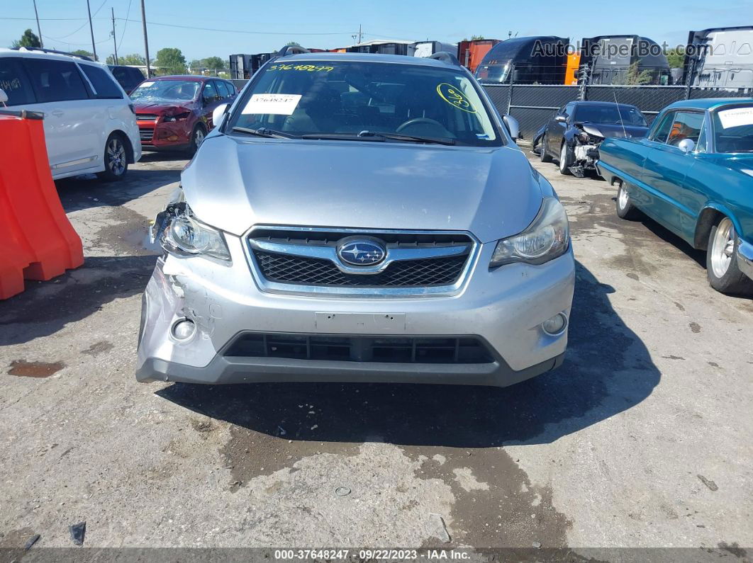 2014 Subaru Xv Crosstrek Limited Silver vin: JF2GPAKC5E8347907