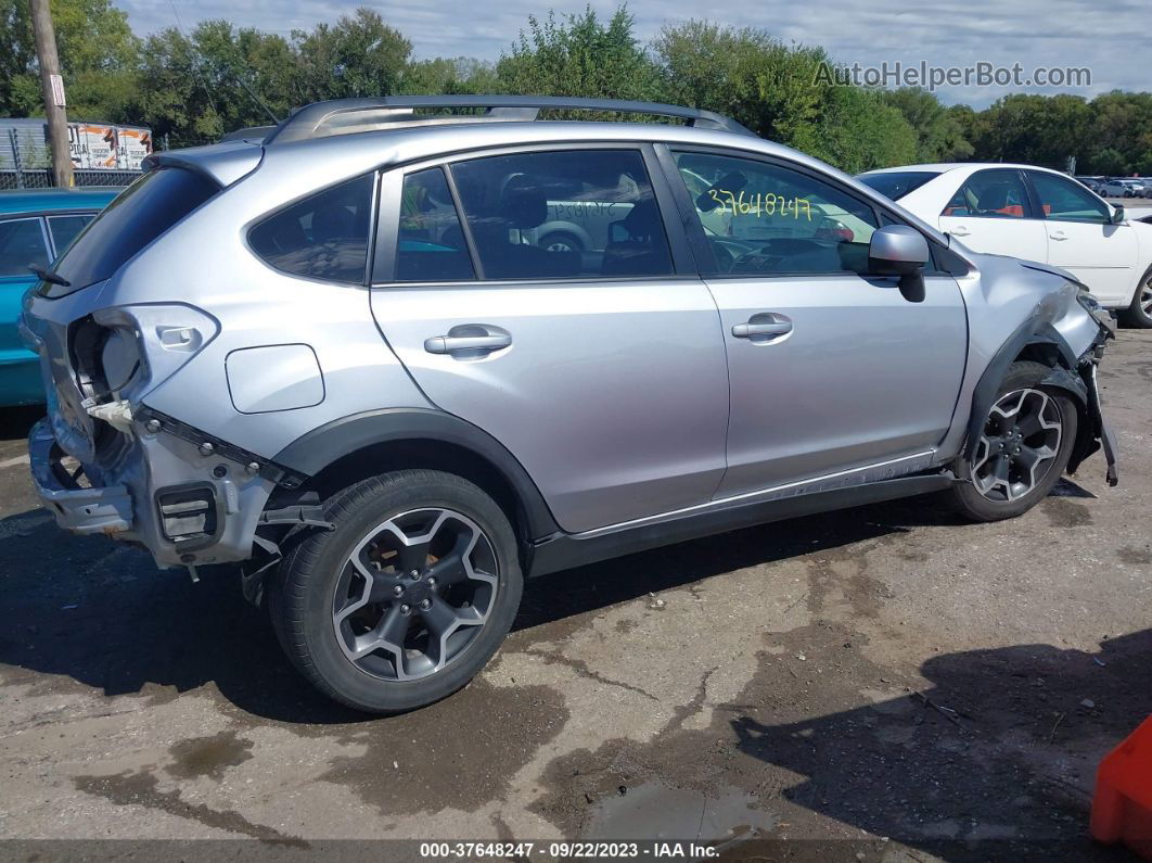 2014 Subaru Xv Crosstrek Limited Silver vin: JF2GPAKC5E8347907