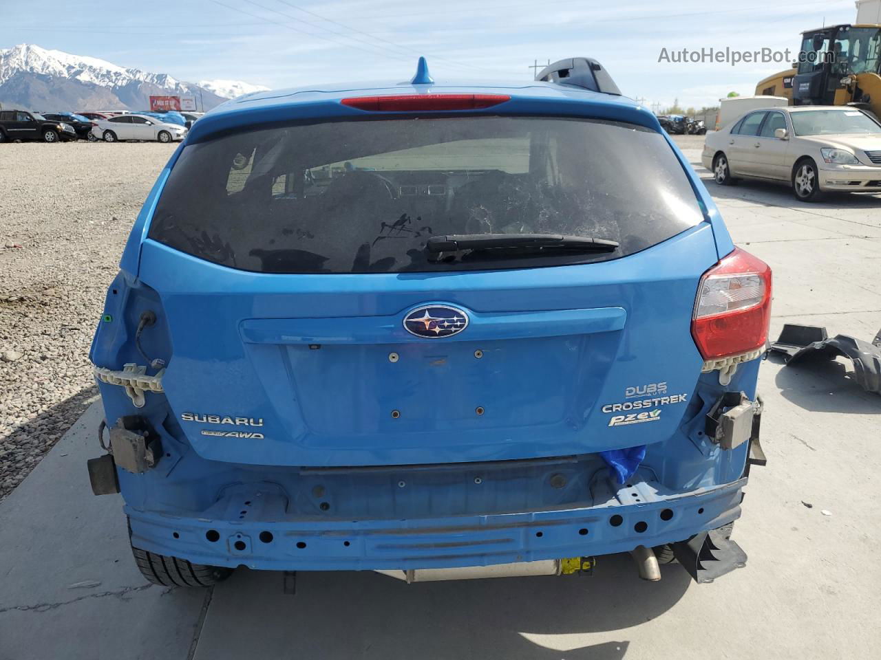 2016 Subaru Crosstrek Limited Синий vin: JF2GPAKC5GH230105