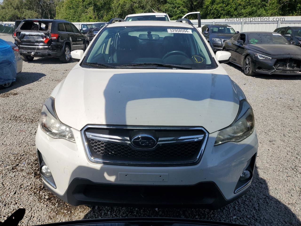 2016 Subaru Crosstrek Limited White vin: JF2GPAKC5GH318331