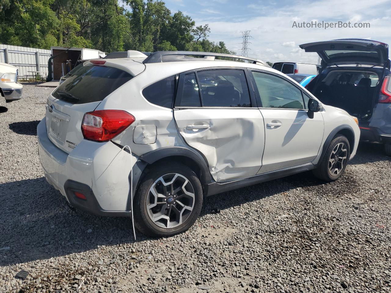 2016 Subaru Crosstrek Limited White vin: JF2GPAKC5GH318331