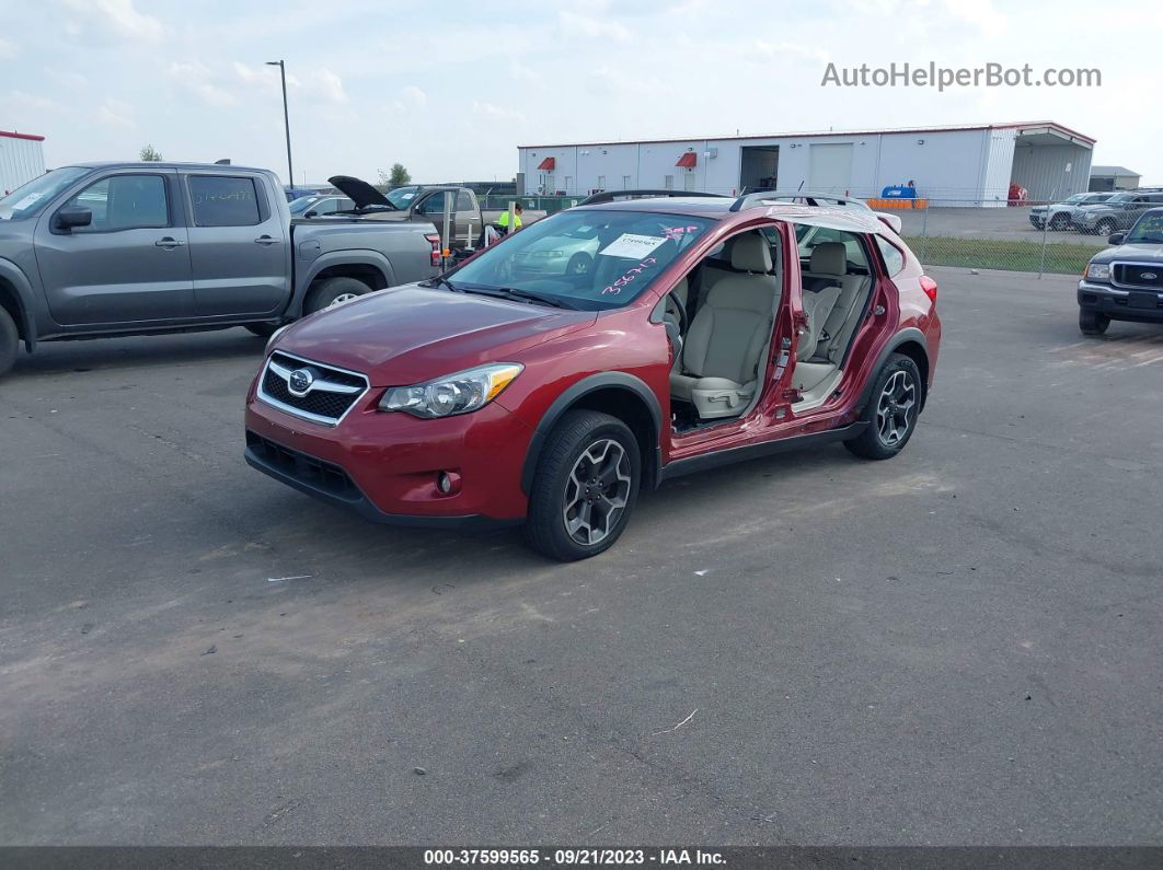 2014 Subaru Xv Crosstrek 2.0i Limited Red vin: JF2GPAKC6E8243765