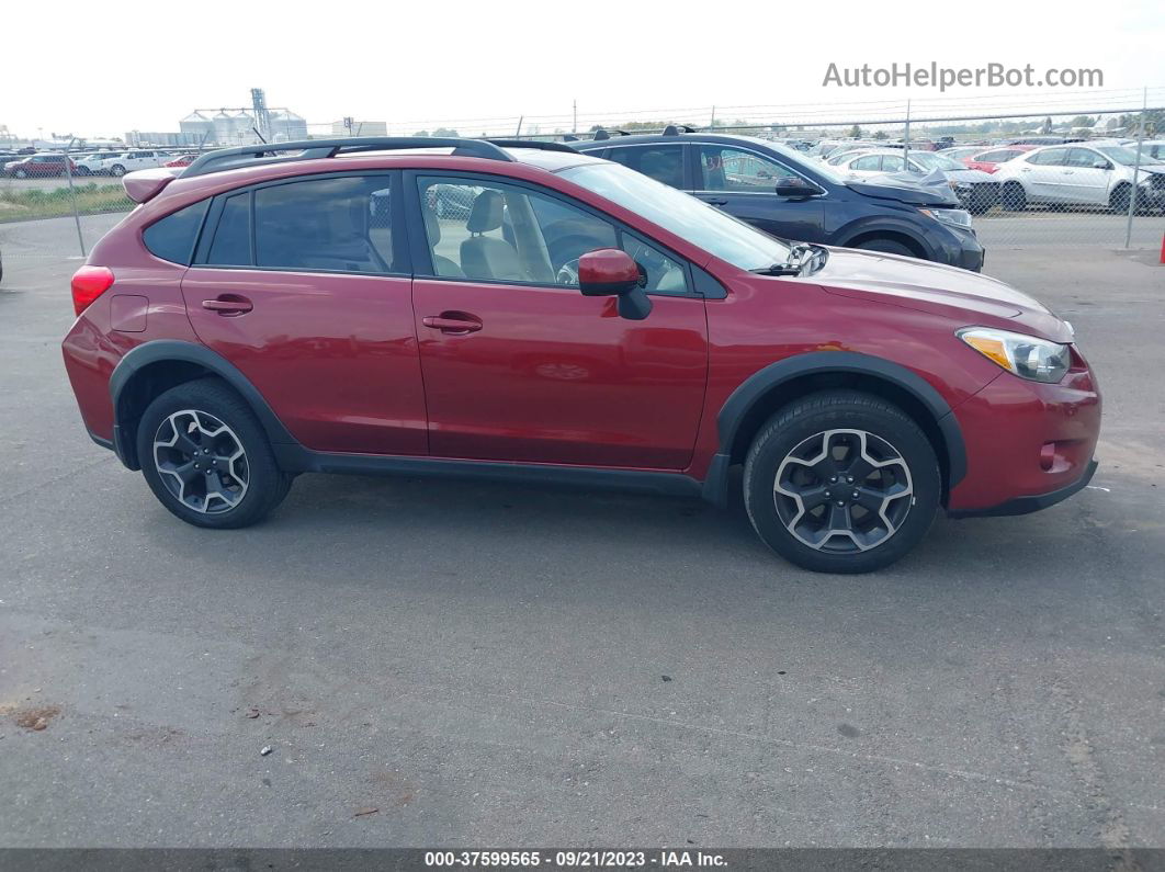 2014 Subaru Xv Crosstrek 2.0i Limited Red vin: JF2GPAKC6E8243765