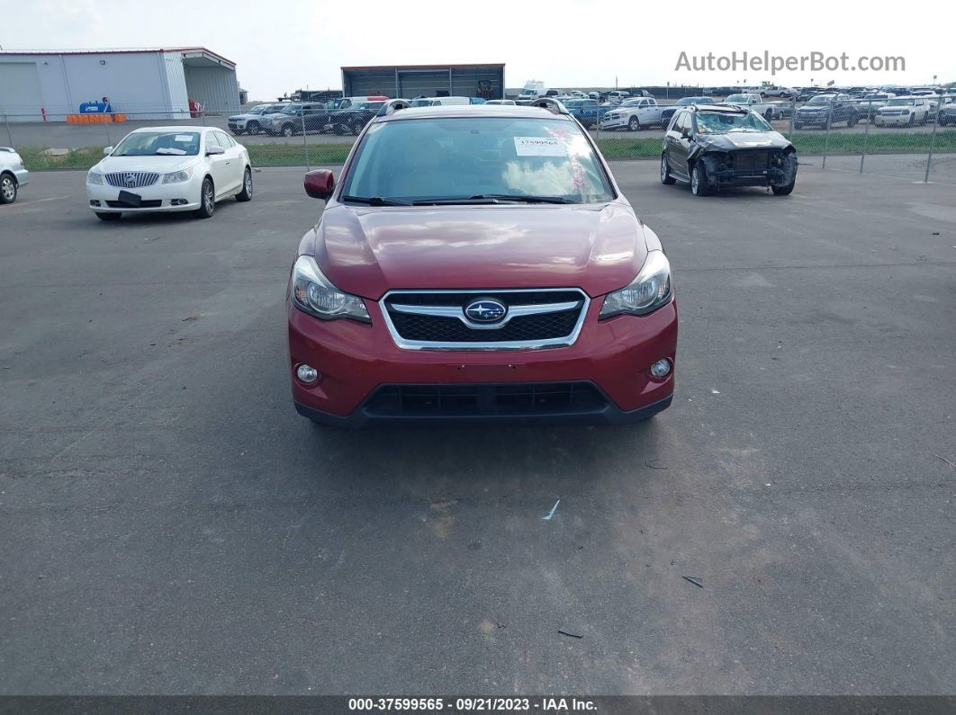 2014 Subaru Xv Crosstrek 2.0i Limited Red vin: JF2GPAKC6E8243765