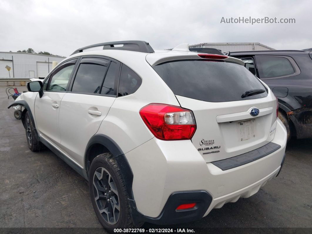 2016 Subaru Crosstrek 2.0i Limited White vin: JF2GPAKC6GH318290