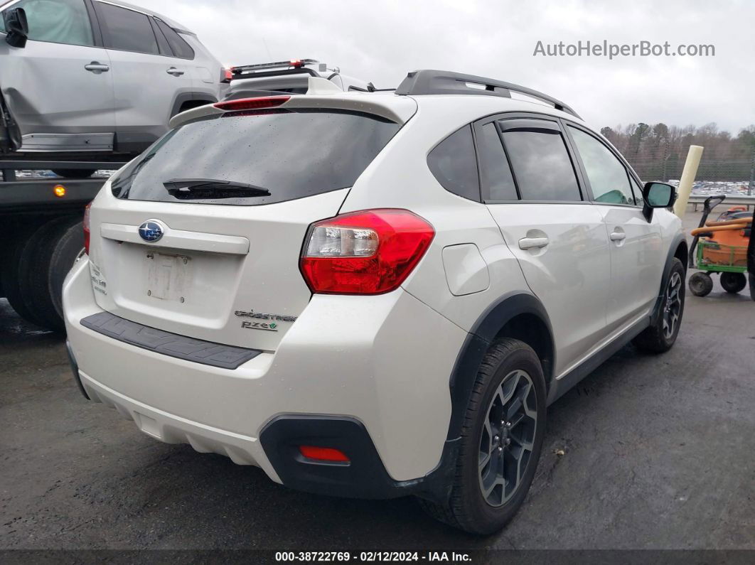 2016 Subaru Crosstrek 2.0i Limited White vin: JF2GPAKC6GH318290