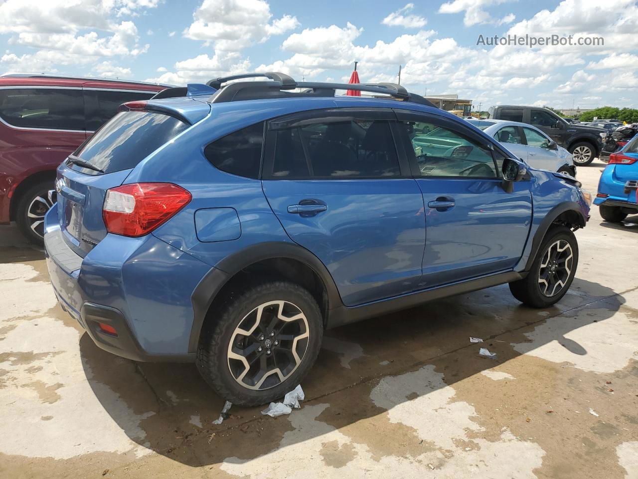 2016 Subaru Crosstrek Limited Blue vin: JF2GPAKC7GH320632