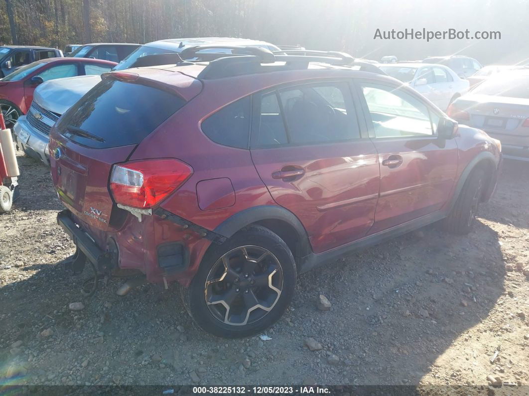 2014 Subaru Xv Crosstrek 2.0i Limited Red vin: JF2GPAKC8E8213814