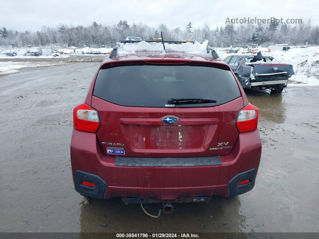 2014 Subaru Xv Crosstrek 2.0i Limited Красный vin: JF2GPAKC9E8299683