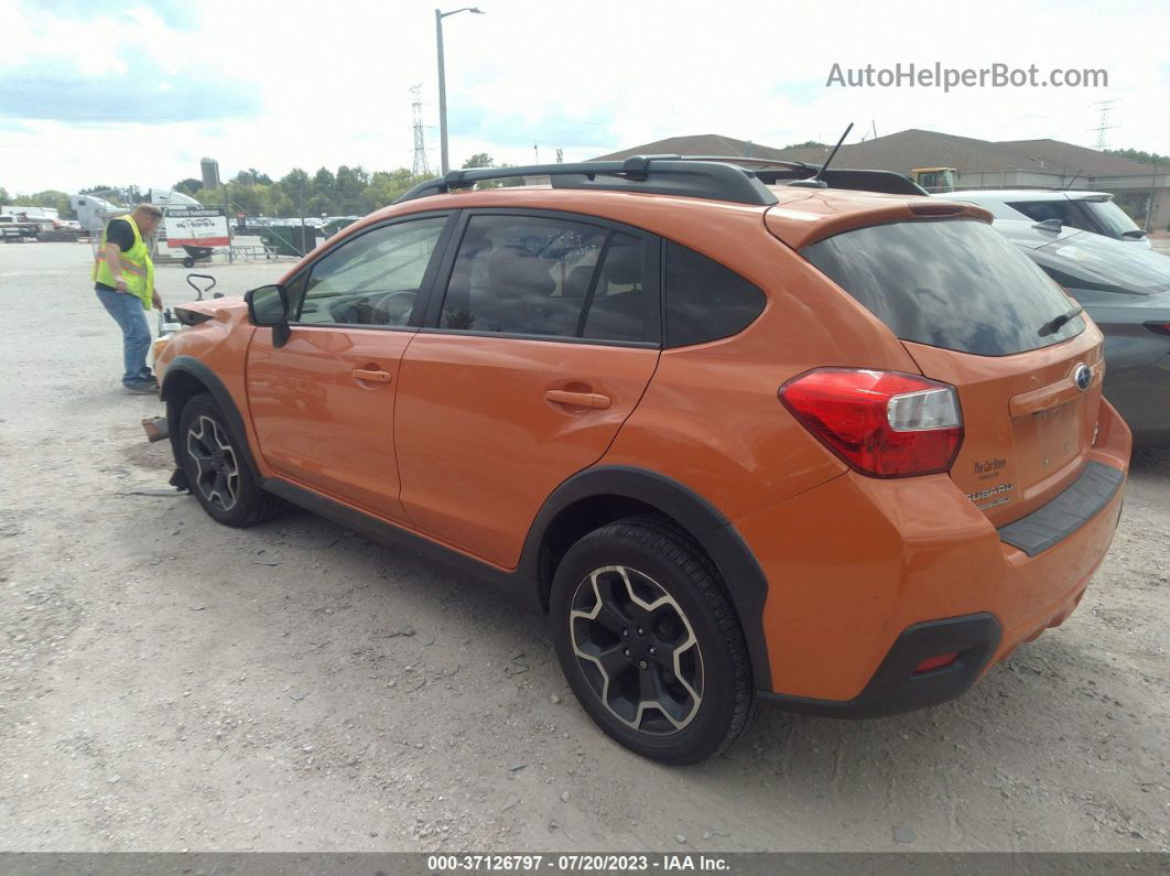 2014 Subaru Xv Crosstrek Limited Orange vin: JF2GPAKCXE8256647