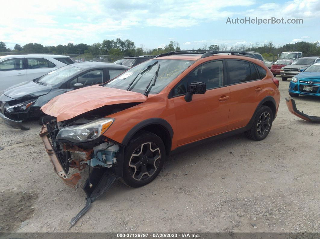 2014 Subaru Xv Crosstrek Limited Orange vin: JF2GPAKCXE8256647