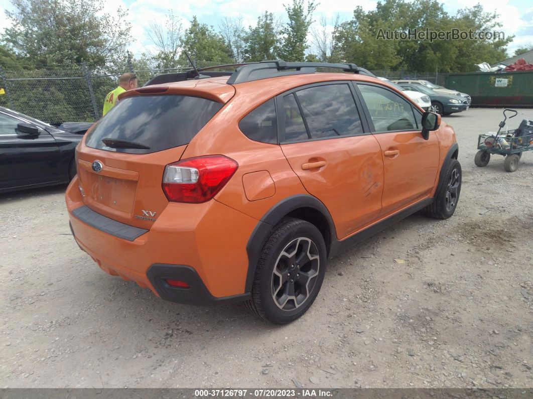 2014 Subaru Xv Crosstrek Limited Orange vin: JF2GPAKCXE8256647