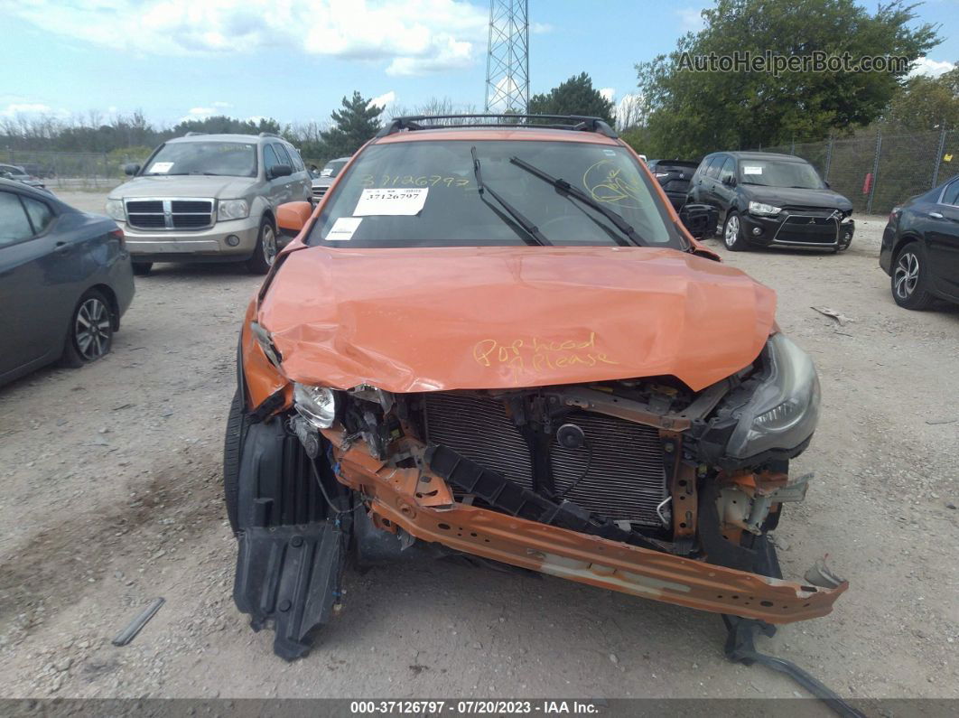 2014 Subaru Xv Crosstrek Limited Orange vin: JF2GPAKCXE8256647